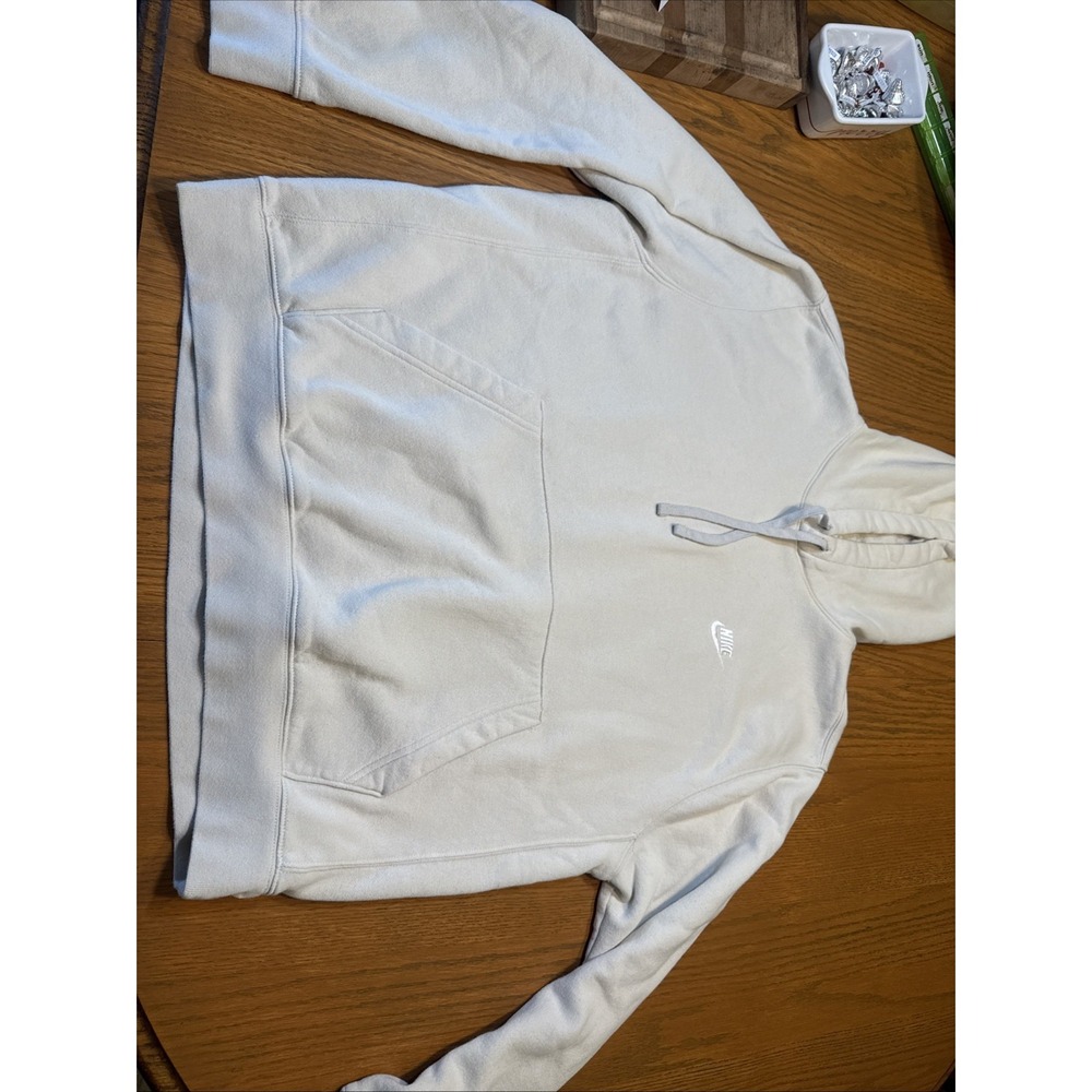 Mens Large Nike Hoodie Light Brown